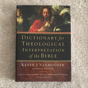 Dictionary for Theological Interpretation of the Bible - reference tool ⭐️